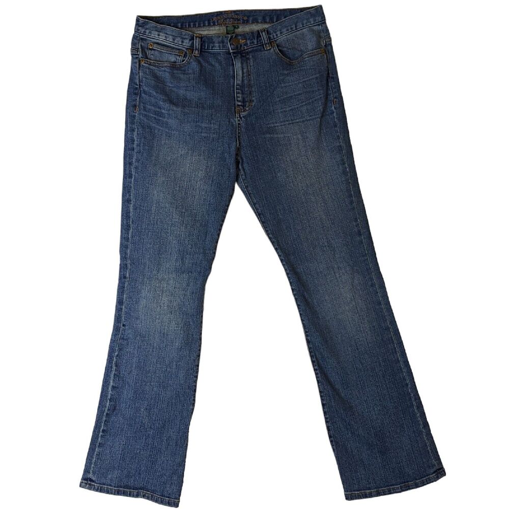 LRL Ralph Lauren Bootcut Jeans Women's 12 Classic Denim Stretch Western Retro